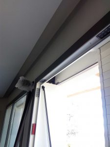 schermature solari per vetrate con cassonetto coibentato e invisibile.